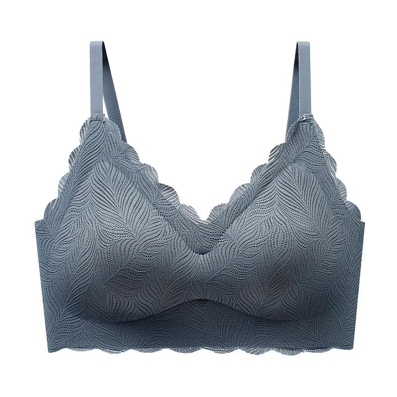 

Новое латексное нижнее белье, цельный бесшовный бюстгальтер для женщин без стального кольца, удобный бюстгальтер 2XL