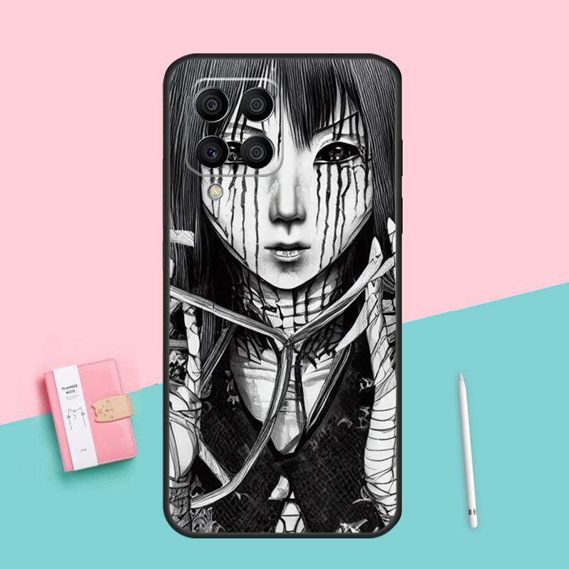 Horror Manga Style For Samsung Galaxy M52 M32 M06 M16 M13 M14 M33 M12 M31 M55 M15 M11 M21 M35 M53 M34 M54 Case
