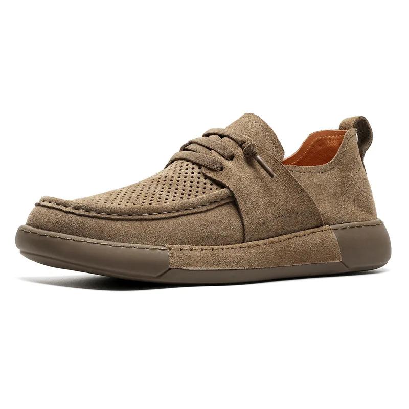 

New Men s Designer Leather Casual Trend Flat Bottomed Breathable Lace Up Casual Sports Men s Shoes Sneakers 38 сірий