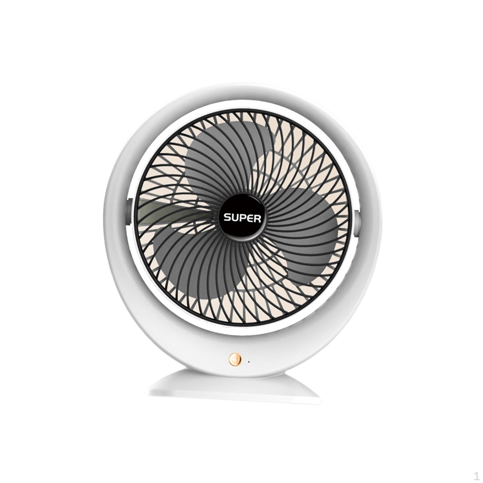 Compact USB Fan with Adjustable Speeds and 180 Degree Rotation for Office, Home, Travel Black