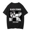 2026 New Japanese Manga NANA Black Stone & Osaki Nana Graphic‑Print Unisex Summer Short‑Sleeve