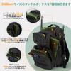Goture Fishing Backpack with Rod Handbag Includes Two 3600 Size Tackle Suitable for Camping and Black Holder, Style, Boxes, Waterproof, Hiking,