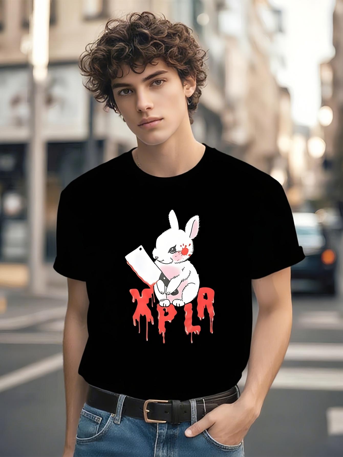 XPLR Sam and Colby Rabbit Graphic Tshirt Graphic Tshirt f... S
