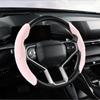 2Pcs Universal Auto Steering Cover Plush Steering Wheel Sleeve Car Steering Wheel Cover  General