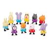 Adorable Pig Family Of Four Plastic Figures For Creative Birthday Cake Decoration