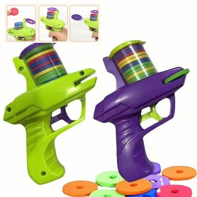 Handheld Foam Disc Transmitter - Fun Indoor and Outdoor Shooting Game, Perfect Birthday Gift or School Prize In Two Colors