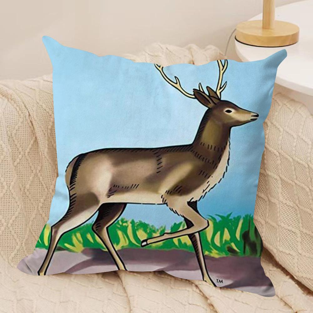 Mexican BBingo Lottery Cushion Cover Soft Plush DoubleSided Printed Sofa Pillow Cushion Cover Cozy AllSeason Decor Gift