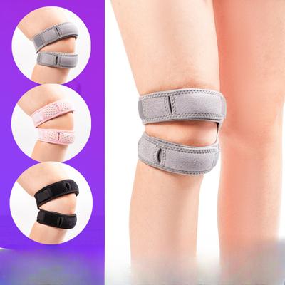 Protector genunchi cu bandă patelară simplă, presurizat bidirecțional, absorbție șocuri, fitness, alergare, baschet, fotbal, respirabil, absorbție transpirație, genunchi