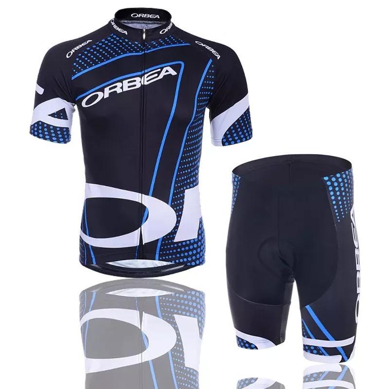 Men's Short-sleeved Cycling Suit Outdoor Cycling Suit Breathable Mountain Bike Cross-border Cycling Suit 2026 Summer Breathable Cycling Suit Suit