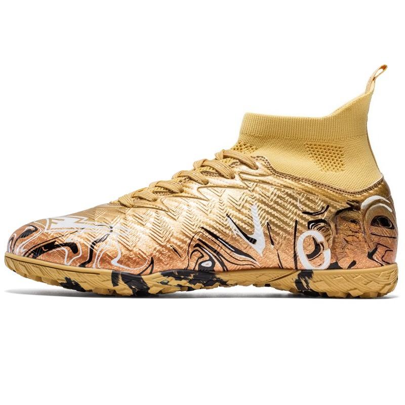 Size 34-46 Men/Women's Camouflage Football Boots Rubber Soft Sole Short Nail Artificial Turf Youth Children Football Shoes