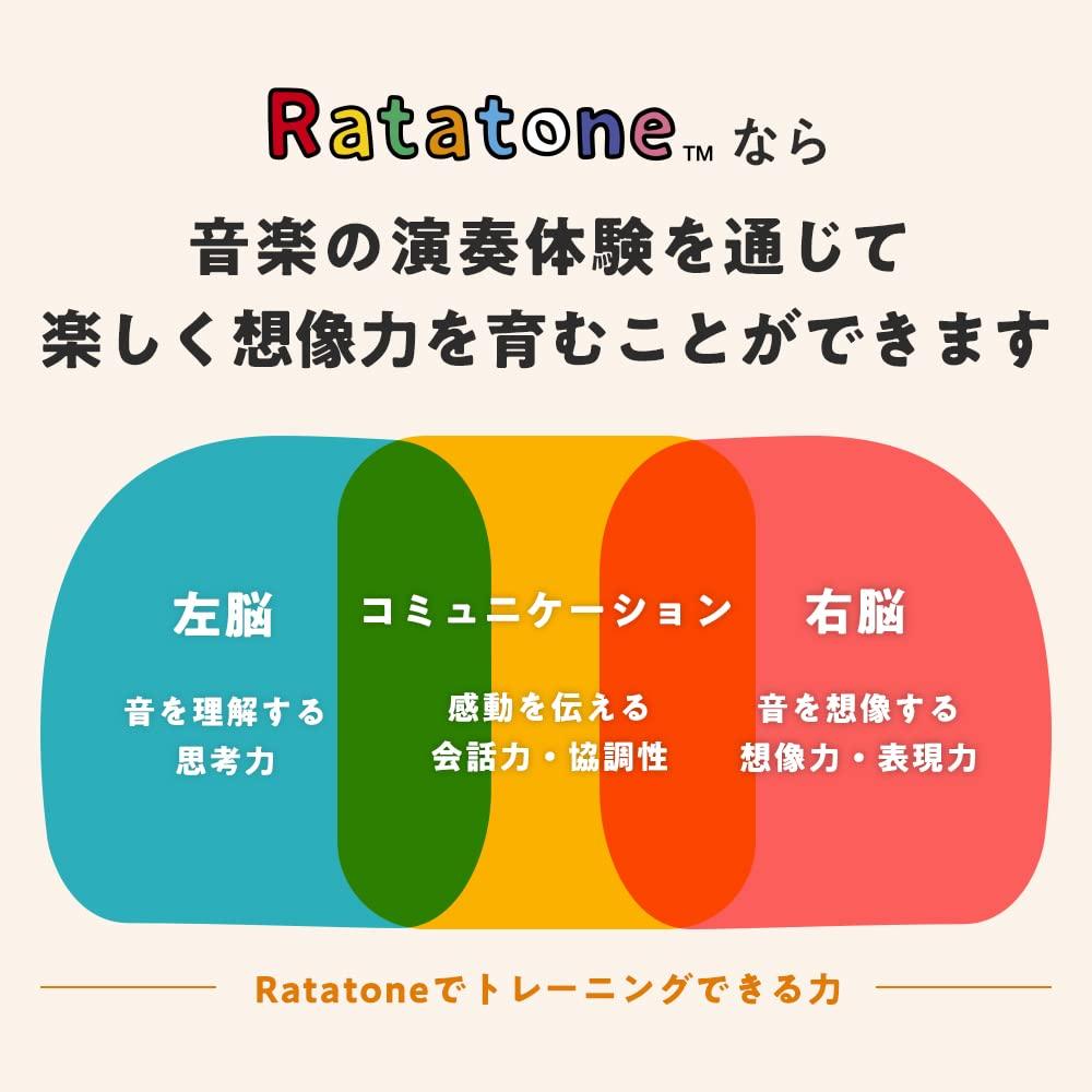 Ratatone Educational Musical Instruments for Ages 3 and Up Educational Toys for Elementary School and Electronic Musical Beginner Set Toddlers,