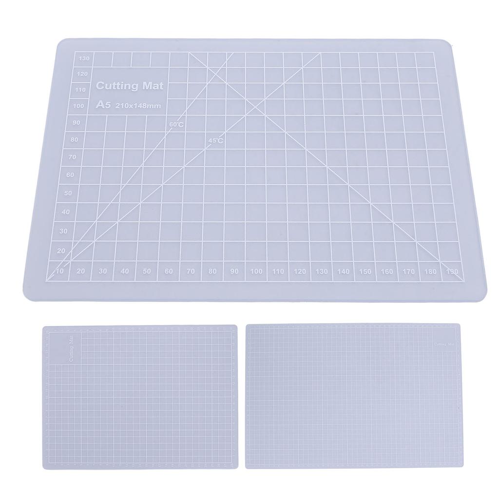 Transparent Cutting Mat Composite PVC Versatile Non Slip Pad Board for Crafting Writing Painting