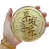 999 Pure Gold Princess Wealth Attracting Cake - Creative Fortune Gift with Gold Leaf