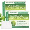 3 Stück Teebaumöl Antifungal Seife Antifungal Behandlungen für Gesicht Körper Akne Fußpilz Tinea Follikulitis