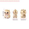 Portable Fingernail & Toenail Clippers 3D Dog Keychain Foldable Nail Cutter Stainless Steel Rotary Manicure Trimmer