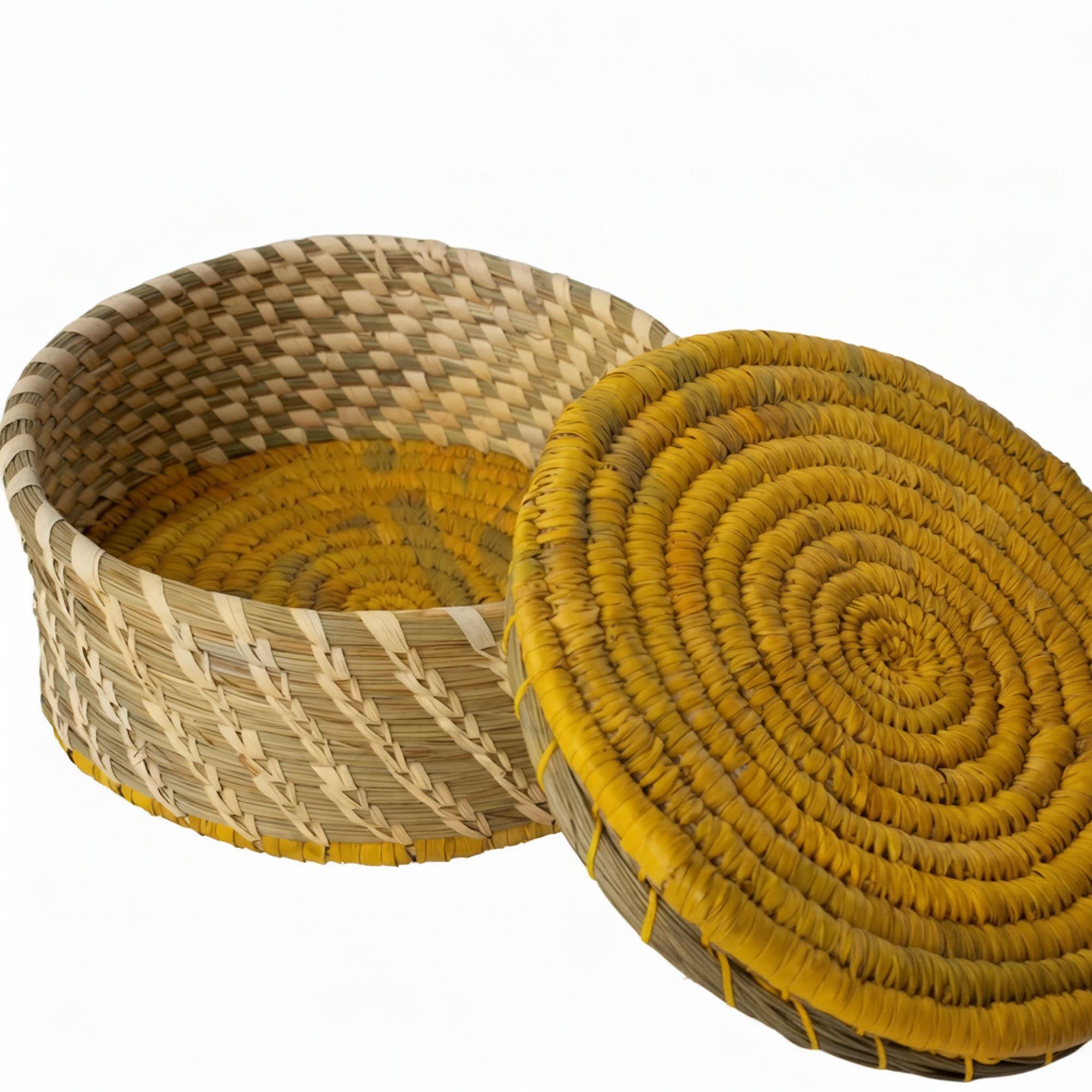 

Sabai Grass Round Basket жёлтый