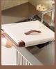 Tianshan Cotton & Linen Zipper Storage Box with Lid for Clothes & Toys