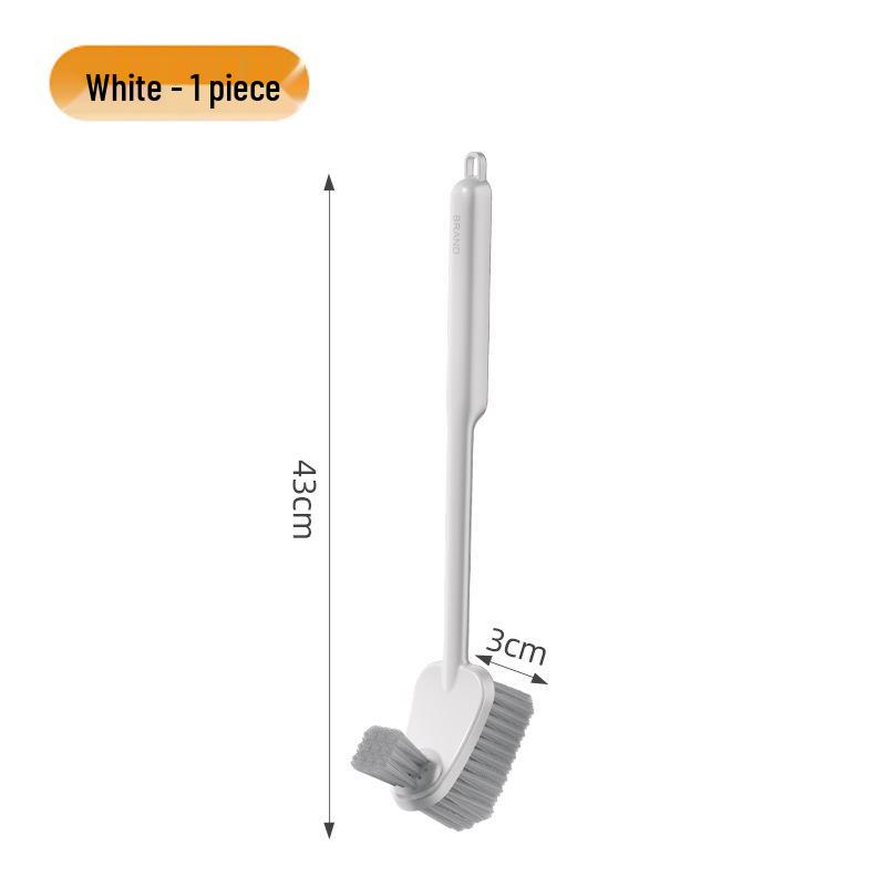 Wall-Mounted Toilet Brush with Long Handle for Efficient Crevice and Bathroom Cleaning