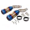 For Kawasaki Z1000 2010-2020 Z1000SX 2010-2019 Motorcycle Exhaust System Left Right Side Mid Pipe Muffler Tube Stainless Steel