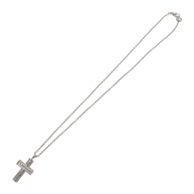 Bvlgari 328947 Necklace K18 White Gold/diamond Mens