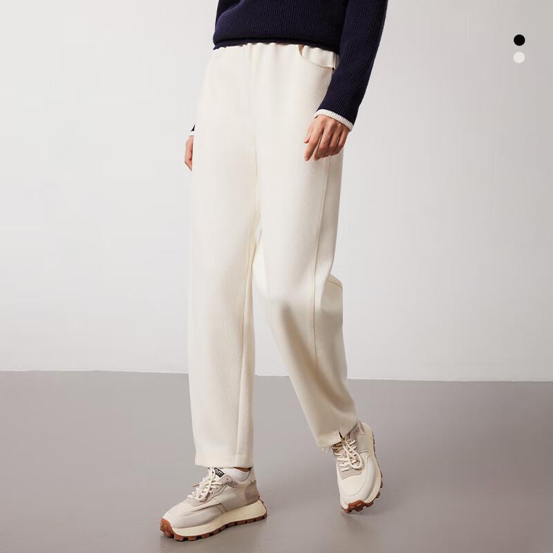 Navigare Women's Elastic Waist Relaxed Fit Casual Pants