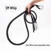 190cm Long Leather Riding Crop & Snake Whip for SM Discipline & Flirting