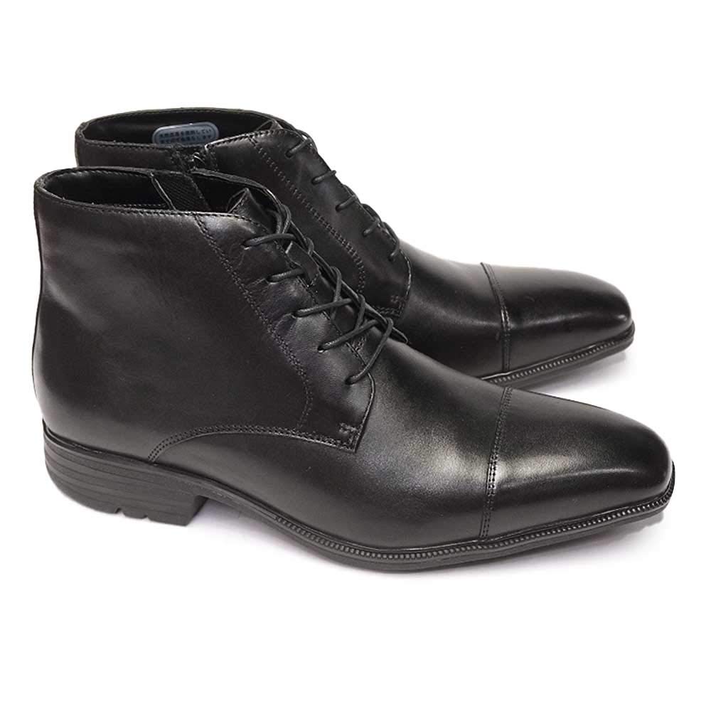 

Moonstar Waterproof Chukka Genuine Business Size Men s Boots, Leather, SPH4615SN, Style, Snow-Resistant, Black, 26.0cm чёрный