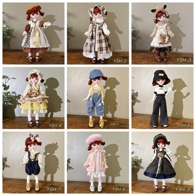Trendy Fashion 30cm Doll Clothes Pretty Cute 1/6 BJD Doll Outfit Set Casual Doll Accessories (No Dolls and Shoes)