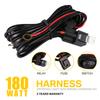 Auto LED Light Wiring Harness 40A Relay On-off Waterproof Switch for Off Road Vehicle Boats Ship Car Cable Wiring Harness Kit