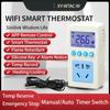 Programmable Thermostat Outlet Plug for Space Heaters 110~220V Heavy Duty