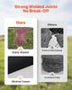 VEVOR Hardware Cloth 61cm X 15.2m, 1/2 In 19 Gauge Galvanized Wire Mesh Roll, Weather-Resistant Vinyl Coated Chicken Wire Fencing