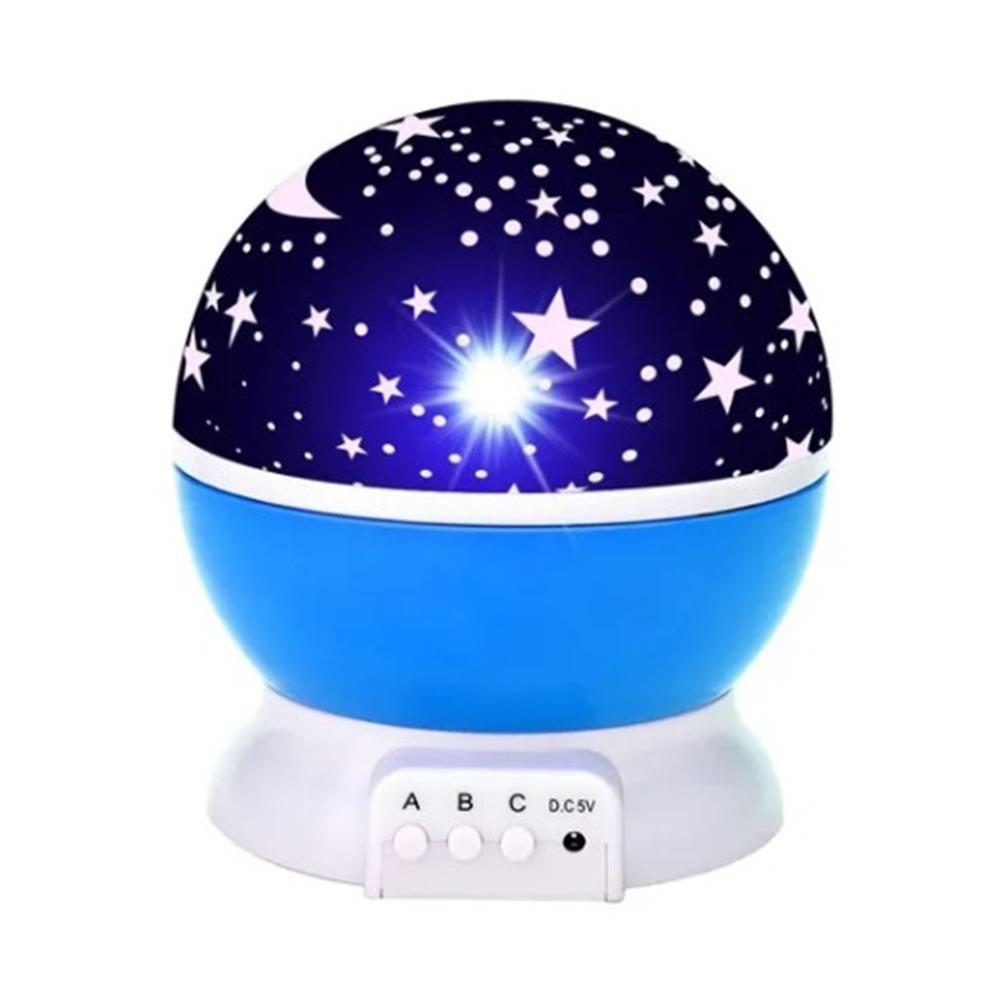 Colorful Star Projector Night Light 12 Light Color Star Night Light Star Projector Photography синий