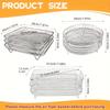 3/1Pc Air Fryer Accessories Kitchen Filter Rack Stackable BBQ Grill Rack Food Frying Basket Set Multipurpose Baking Cooking Tool