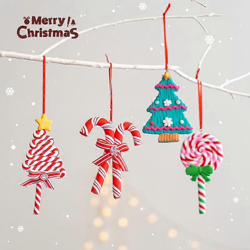 Christmas snowman specifications Christmas decoration home scene layout props Christmas pendant Santa Claus pendant Christmas gingerbread man polymer