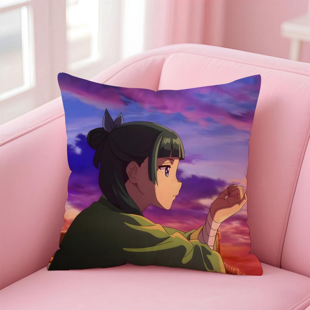 Anime Healing The AApothecary DDiaries Cushion Cover Pillow Case Soft Skin Friendly Fabric Comfort  Concealed Zipper