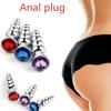 Metal Diamond Pagoda Anal Sex Plug Cold Swelling Masturbation Ball Metal Diamond Couple Toy