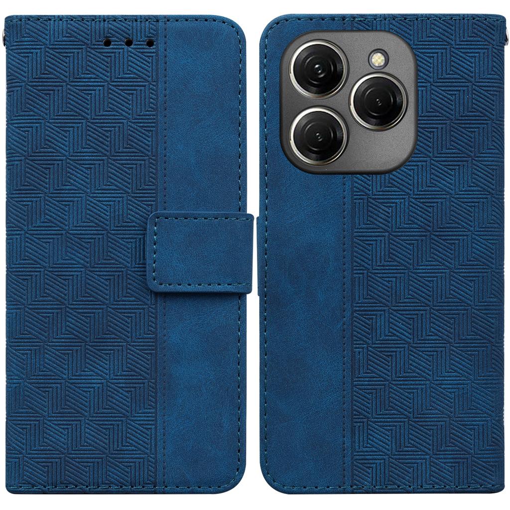 For TECNO Spark 20 Pro Case Geometry Phone Leather Cover with Wallet
