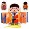 Kids Busy Book Montessori Toys Fine Motor Skills Training Button Zipper Early Education Games Toddlers Quiet Books Sensory Toys