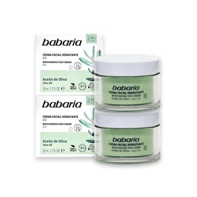 Crème Hydratante Visage Olive 50mlx2 Ensemble Duo