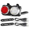 Front Headlight Cycling Bike Taillight USB Rechargeable Bicycle Lamp  Riding Equipment