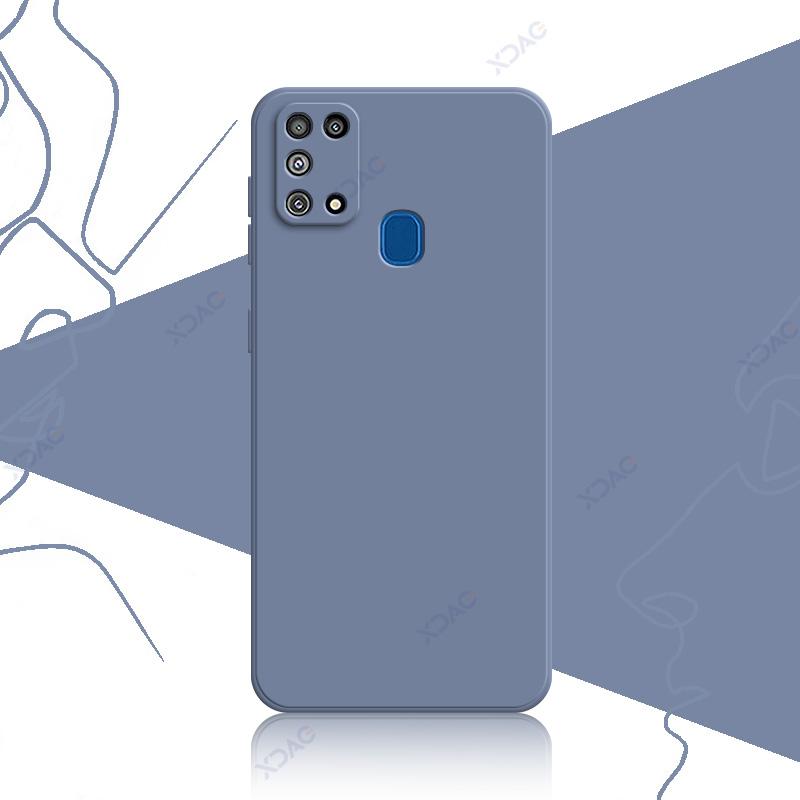 Luxuriöse, modische und süße Schutzhülle für Samsung Galaxy M31 Prime F41 SamsungM31 SamsungF41 360 weiche, quadratische Handytaschen aus flüssigem Silikon