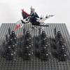 14pcs MOC Medieval Dwarf Warrior Elves Knights LotR Uruk-hai Orc Rohan Soldier with Witch King Leader Figure Building Block Toys