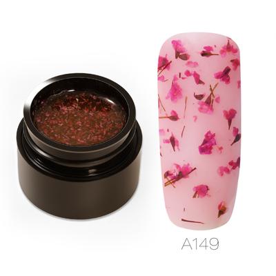 Přírodní sušená květina Fairy Gel lak na nehty 5ml DIY Květinová Soak Off Manikúra Třpytivý lak na nehty Gelový lak