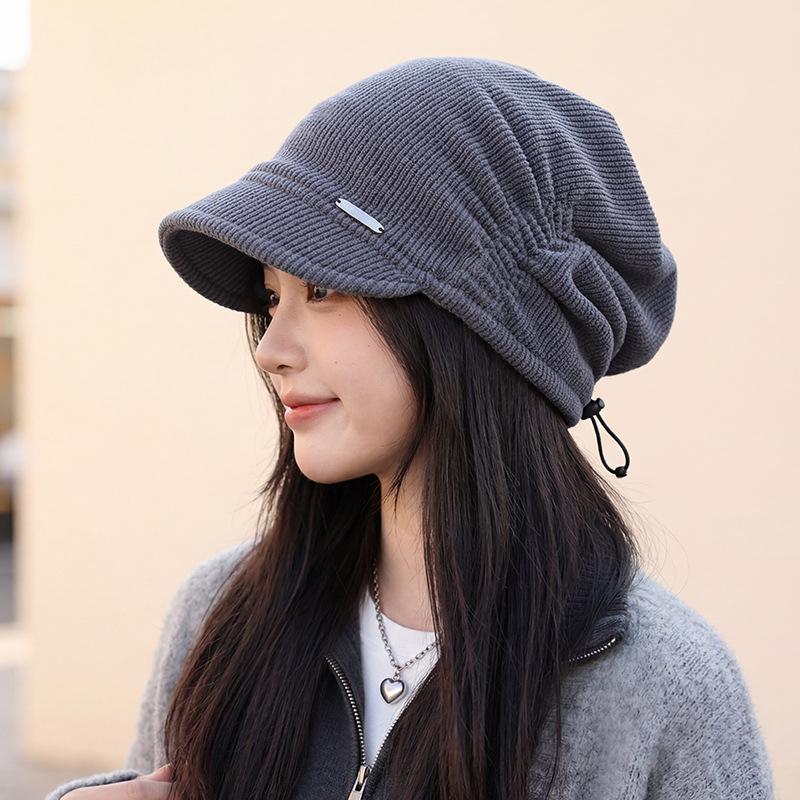 Women S Autumn Winter Warm Slouch Beanie Hat Versatile
