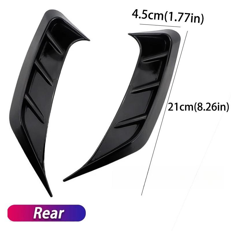 Front Rear Car Headlight Eyebrow Sticker Pair LED Light Trim Cover Carbon Fiber Decor Decal for Auto Lamp Eye Lid Decoration