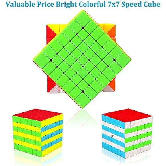 7x7 Cube Stickerless QY Toys 7x7x7 Speed Cube Puzzle Gifts Toys(67mm)