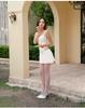 2026 Chic Lace Patchwork V-Neck Vest - Sweet Print, Sexy & Slim Fit
