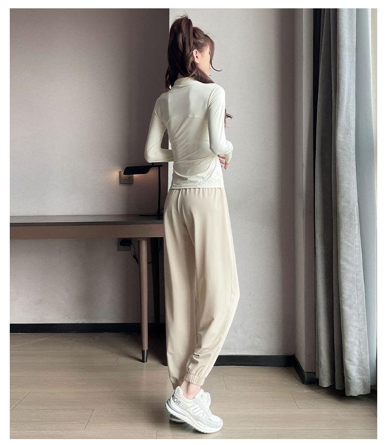 Women's Quick-Dry Sunscreen Running Set 2024: Summer Yoga & Fitness Outfit