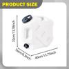 Water Container with Faucet Barrel Carrier Bucket Jug for Camping Picnic Fishing