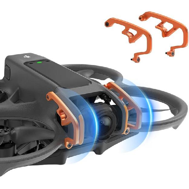 Avata 2 Gimbal Guard for DJI Avata 2, Aluminum Alloy Avata 2 Bumper Guards for for DJI Avata 2 FPV Drone Accessories, Light Camera Protection Guard